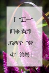 “五一”归来 看潍坊港华“劳动”答卷