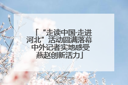 “走读中国·走进河北”活动圆满落幕 中外记者实地感受燕赵创新活力