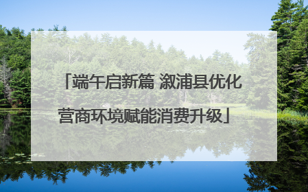 端午启新篇 溆浦县优化营商环境赋能消费升级