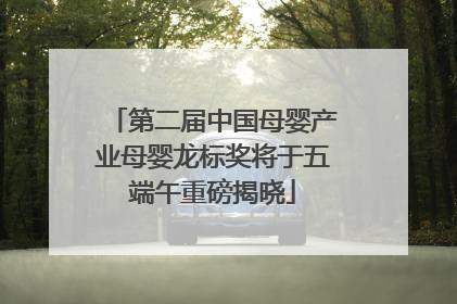第二届中国母婴产业母婴龙标奖将于五端午重磅揭晓