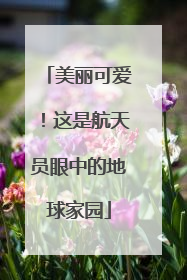 美丽可爱！这是航天员眼中的地球家园