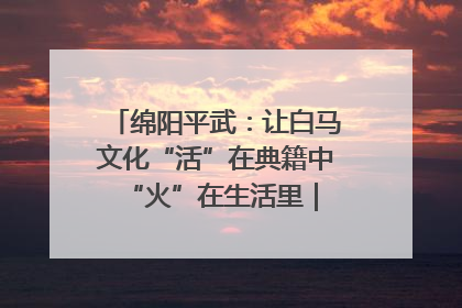 绵阳平武：让白马文化“活”在典籍中 “火”在生活里｜新闻发布最前线