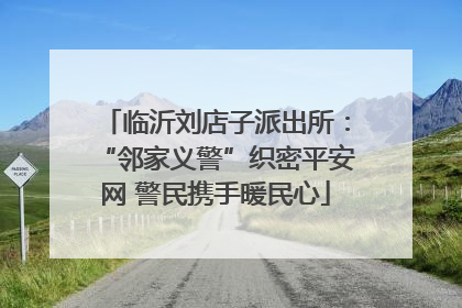 临沂刘店子派出所：“邻家义警”织密平安网 警民携手暖民心