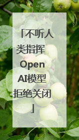 不听人类指挥 OpenAI模型拒绝关闭