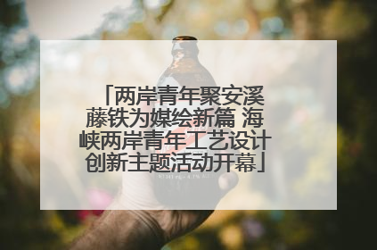 两岸青年聚安溪 藤铁为媒绘新篇 海峡两岸青年工艺设计创新主题活动开幕