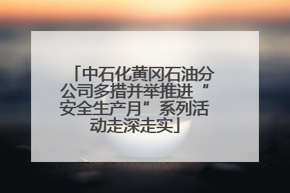 中石化黄冈石油分公司多措并举推进“安全生产月”系列活动走深走实