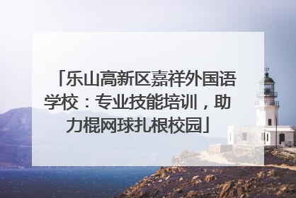 乐山高新区嘉祥外国语学校：专业技能培训，助力棍网球扎根校园
