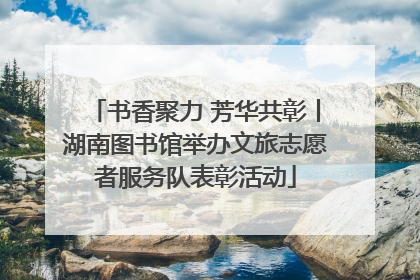 书香聚力 芳华共彰丨湖南图书馆举办文旅志愿者服务队表彰活动