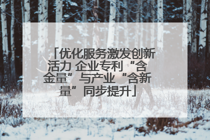 优化服务激发创新活力 企业专利“含金量”与产业“含新量”同步提升