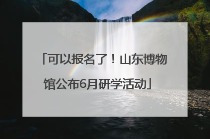 可以报名了！山东博物馆公布6月研学活动