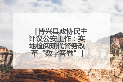 博兴县政协民主评议公安工作：实地检阅现代警务改革“数字答卷”
