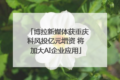 博拉新媒体获重庆科风投亿元增资 将加大AI企业应用