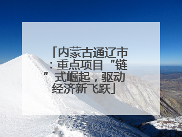内蒙古通辽市：重点项目“链”式崛起，驱动经济新飞跃