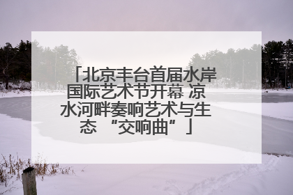 北京丰台首届水岸国际艺术节开幕 凉水河畔奏响艺术与生态 “交响曲”