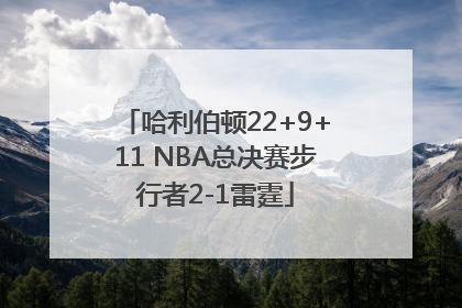哈利伯顿22+9+11 NBA总决赛步行者2-1雷霆