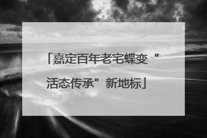 嘉定百年老宅蝶变“活态传承”新地标