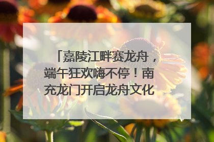 嘉陵江畔赛龙舟，端午狂欢嗨不停！南充龙门开启龙舟文化盛宴｜镜观四川