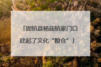 固镇县杨庙镇家门口建起了文化“粮仓”