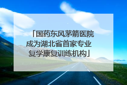 国药东风茅箭医院成为湖北省首家专业复学康复训练机构