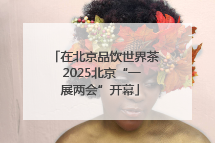 在北京品饮世界茶 2025北京“一展两会”开幕