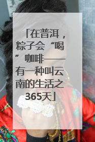 在普洱，粽子会“喝”咖啡——有一种叫云南的生活之365天