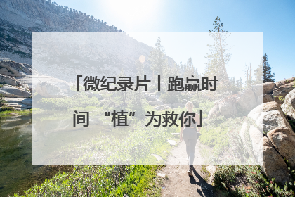 微纪录片丨跑赢时间 “植”为救你