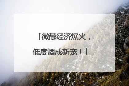 微醺经济爆火，低度酒成新宠！