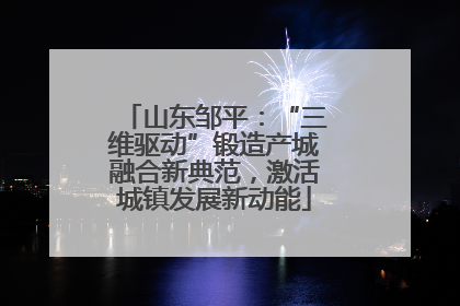 山东邹平：“三维驱动”锻造产城融合新典范，激活城镇发展新动能