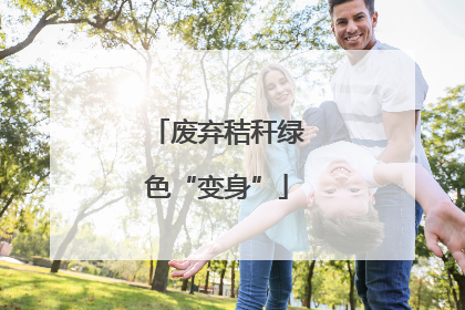 废弃秸秆绿色“变身”