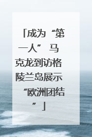 成为“第一人” 马克龙到访格陵兰岛展示“欧洲团结”