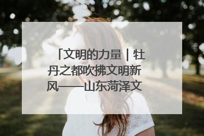 文明的力量｜牡丹之都吹拂文明新风——山东菏泽文明创建一线见闻