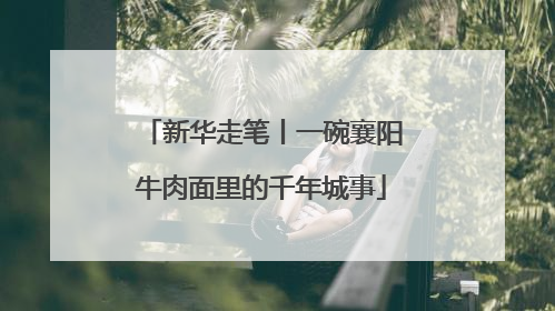 新华走笔丨一碗襄阳牛肉面里的千年城事