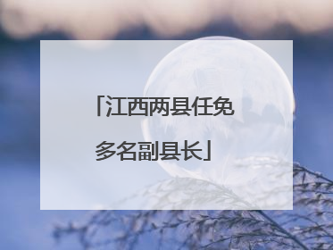 江西两县任免多名副县长