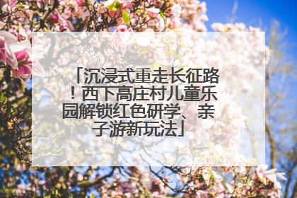 沉浸式重走长征路！西下高庄村儿童乐园解锁红色研学、亲子游新玩法