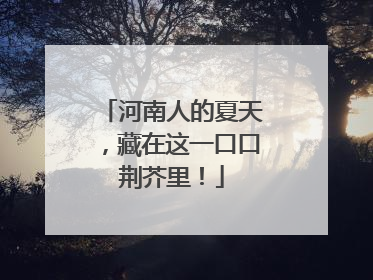 河南人的夏天，藏在这一口口荆芥里！