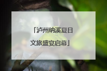泸州纳溪夏日文旅盛宴启幕