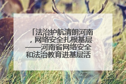 法治护航清朗河南，网络安全扎根基层——河南省网络安全和法治教育进基层活动正式启动