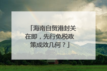 海南自贸港封关在即，先行免税政策成效几何？