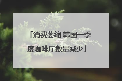 消费萎缩 韩国一季度咖啡厅数量减少