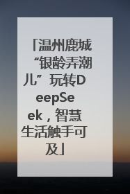 温州鹿城“银龄弄潮儿”玩转DeepSeek，智慧生活触手可及