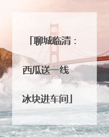 聊城临清：西瓜送一线 冰块进车间