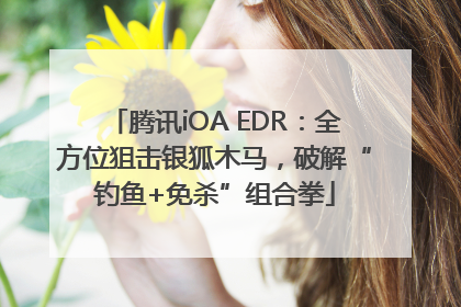 腾讯iOA EDR：全方位狙击银狐木马，破解“钓鱼+免杀”组合拳