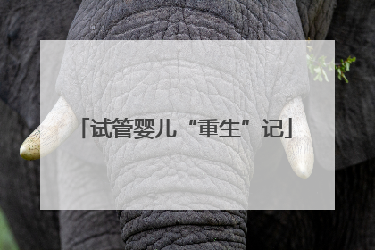 试管婴儿“重生”记