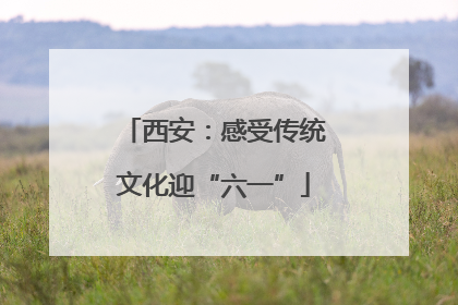 西安：感受传统文化迎“六一”