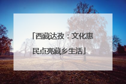 西藏达孜：文化惠民点亮藏乡生活