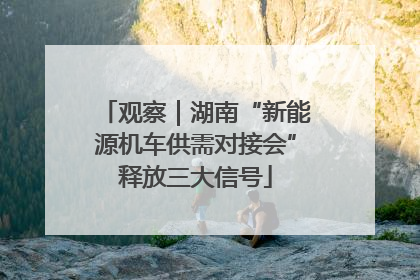 观察｜湖南“新能源机车供需对接会”释放三大信号