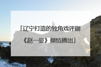 辽宁打造的独角戏评剧《赵一曼》倾情播出