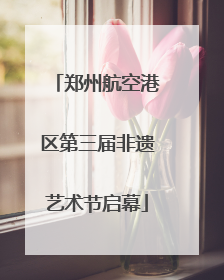 郑州航空港区第三届非遗艺术节启幕