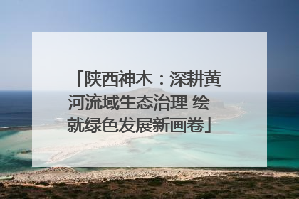 陕西神木：深耕黄河流域生态治理 绘就绿色发展新画卷