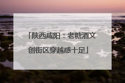 陕西咸阳：老糖酒文创街区穿越感十足